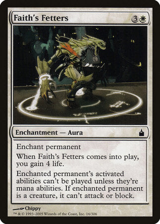 Faith's Fetters [Ravnica: City of Guilds] | Exor Games Summserside