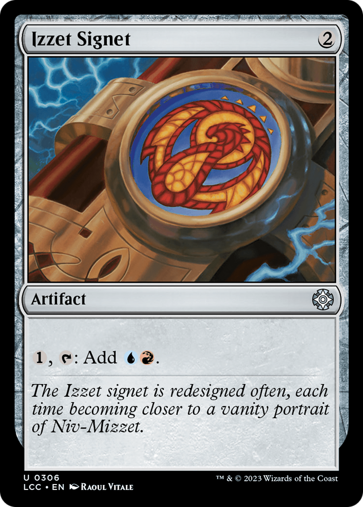 Izzet Signet [The Lost Caverns of Ixalan Commander] | Exor Games Summserside