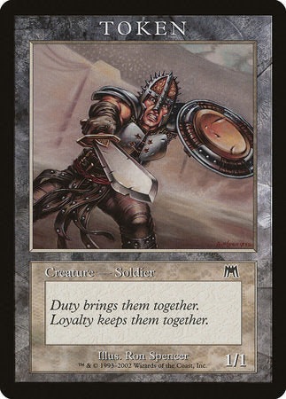 Soldier Token (Onslaught) [Magic Player Rewards 2002] | Exor Games Summserside