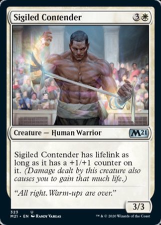 Sigiled Contender [Core Set 2021] | Exor Games Summserside