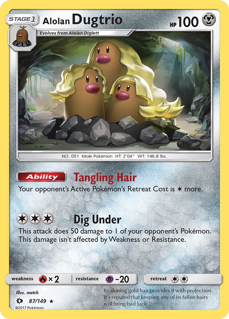 Alolan Dugtrio (87/149) [Sun & Moon: Base Set] | Exor Games Summserside