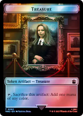 Soldier // Treasure (0060) Double-Sided Token (Surge Foil) [Doctor Who Tokens] | Exor Games Summserside