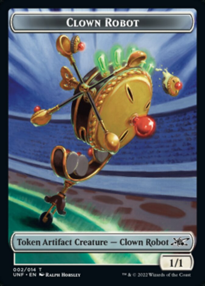 Clown Robot (002) Token [Unfinity Tokens] | Exor Games Summserside