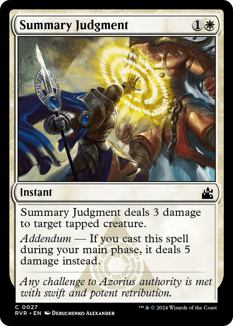 Summary Judgment [Ravnica Remastered] | Exor Games Summserside