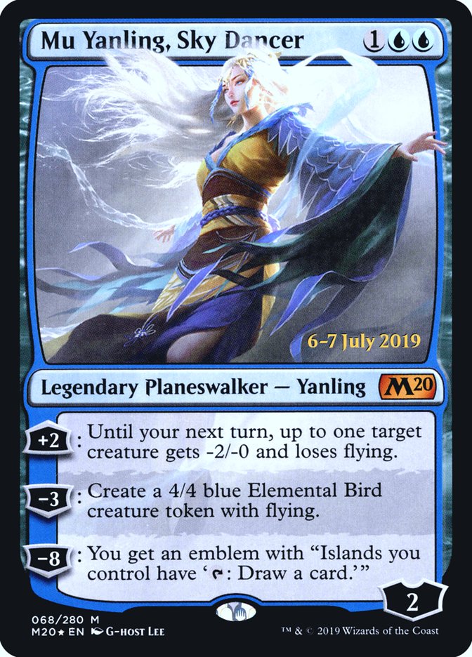 Mu Yanling, Sky Dancer  [Core Set 2020 Prerelease Promos] | Exor Games Summserside