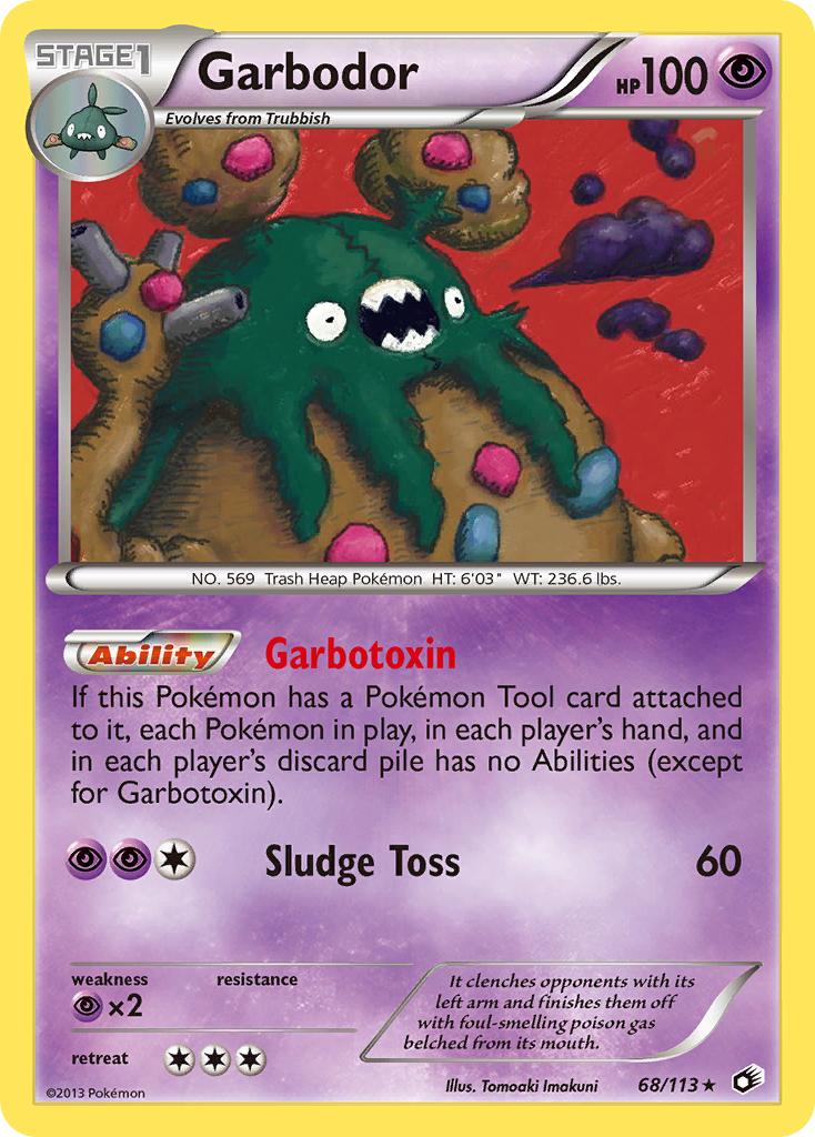 Garbodor (68/113) [Black & White: Legendary Treasures] | Exor Games Summserside