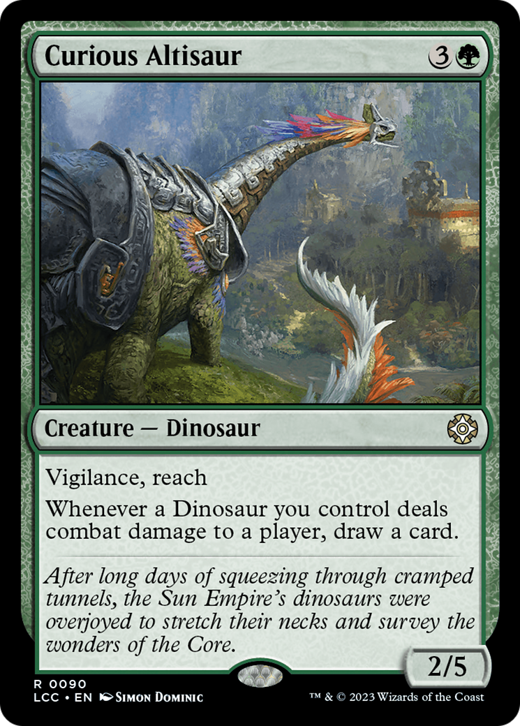 Curious Altisaur [The Lost Caverns of Ixalan Commander] | Exor Games Summserside