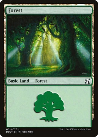 Forest (31) [Duel Decks: Elves vs. Inventors] | Exor Games Summserside