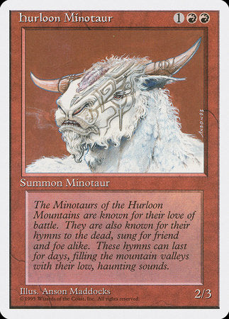 Hurloon Minotaur [Fourth Edition] | Exor Games Summserside