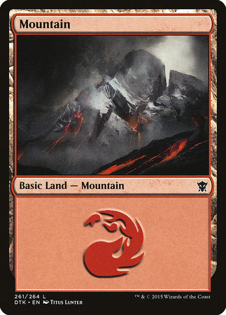 Mountain (261) [Dragons of Tarkir] | Exor Games Summserside