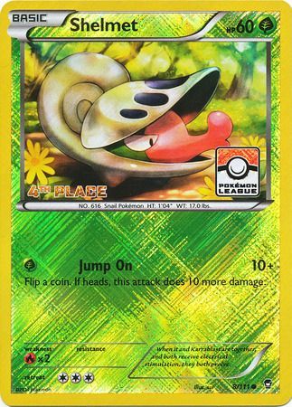 Shelmet (8/111) (League Promo 4th Place) [XY: Furious Fists] | Exor Games Summserside