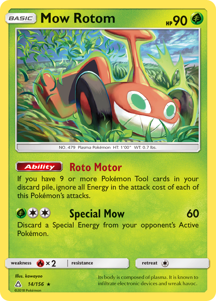 Mow Rotom (14/156) [Sun & Moon: Ultra Prism] | Exor Games Summserside