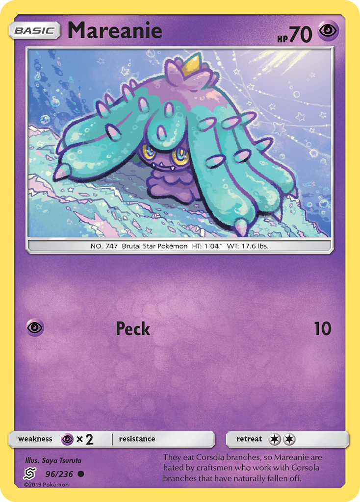 Mareanie (96/236) [Sun & Moon: Unified Minds] | Exor Games Summserside