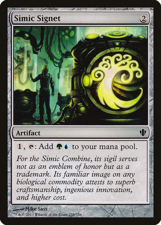 Simic Signet [Commander 2013] | Exor Games Summserside