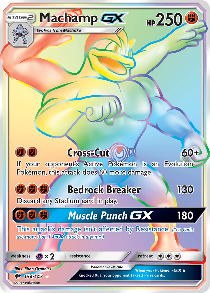 Machamp GX (154/147) [Sun & Moon: Burning Shadows] | Exor Games Summserside