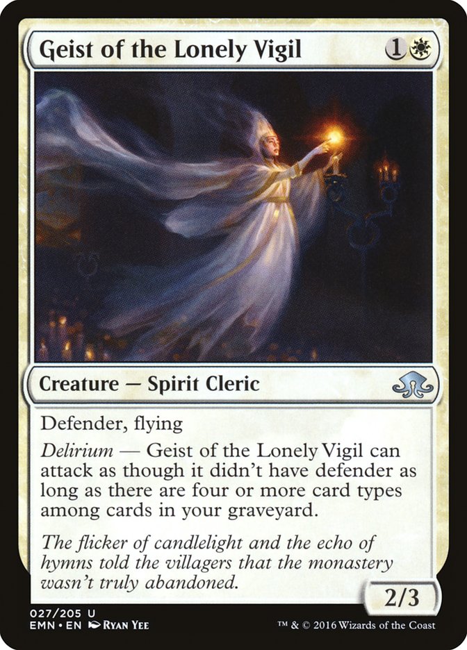 Geist of the Lonely Vigil [Eldritch Moon] | Exor Games Summserside