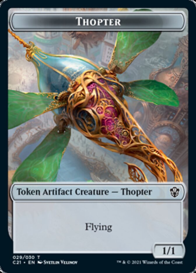 Golem (026) // Thopter Token [Commander 2021 Tokens] | Exor Games Summserside