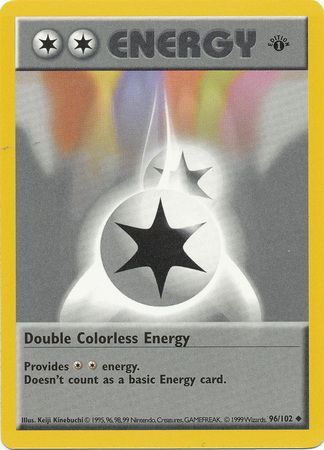 Double Colorless Energy (96/102) (Shadowless) [Base Set 1st Edition] | Exor Games Summserside