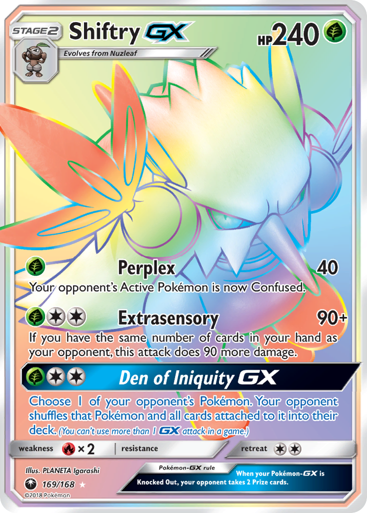 Shiftry GX (169/168) [Sun & Moon: Celestial Storm] | Exor Games Summserside