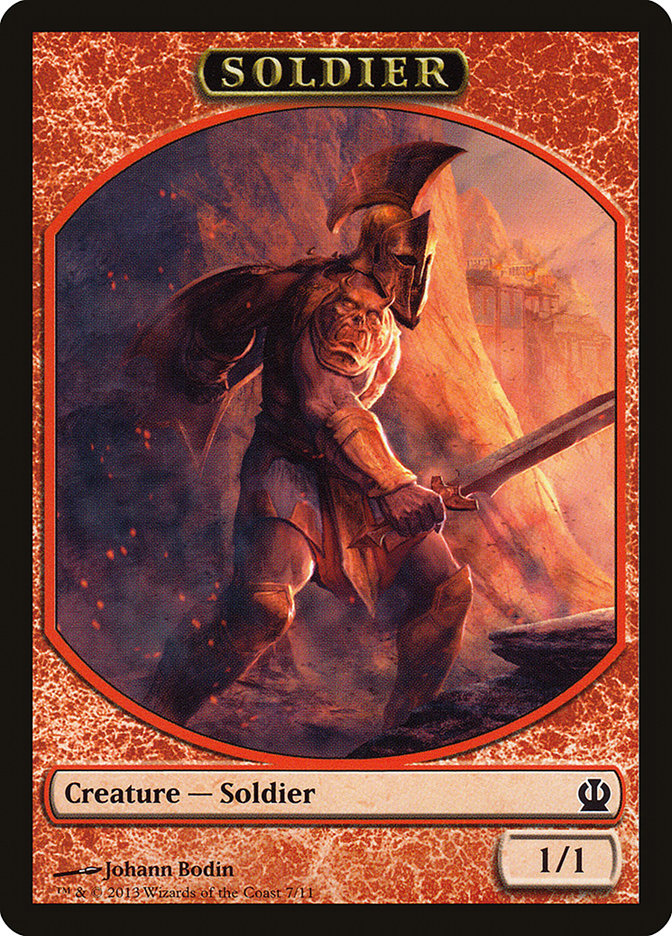 Soldier (7/11) [Theros Tokens] | Exor Games Summserside