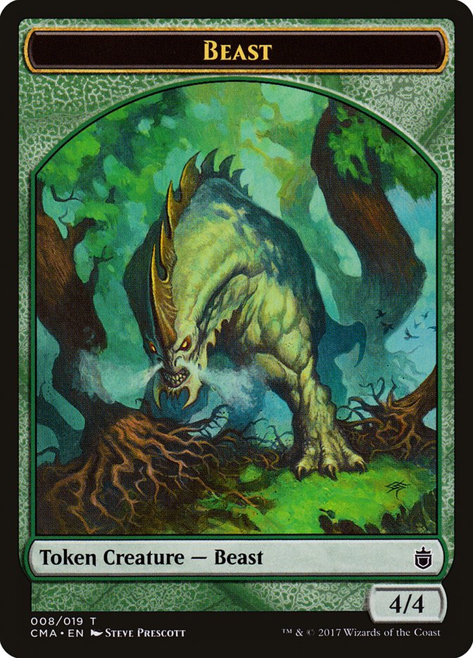 Beast (008/019) [Commander Anthology Tokens] | Exor Games Summserside