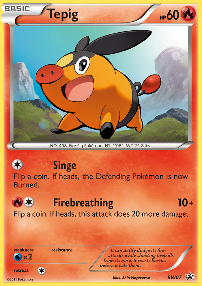 Tepig (BW07) [Black & White: Black Star Promos] | Exor Games Summserside