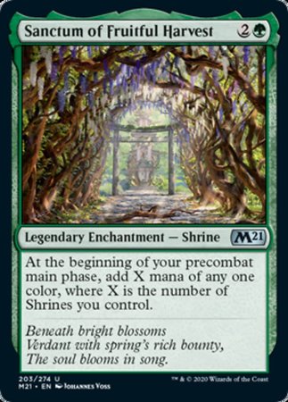 Sanctum of Fruitful Harvest [Core Set 2021] | Exor Games Summserside