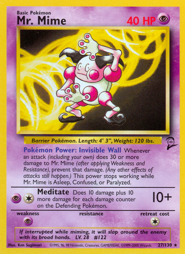 Mr. Mime (27/130) [Base Set 2] | Exor Games Summserside