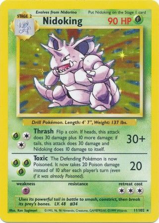 Nidoking (11/102) [Base Set Unlimited] | Exor Games Summserside