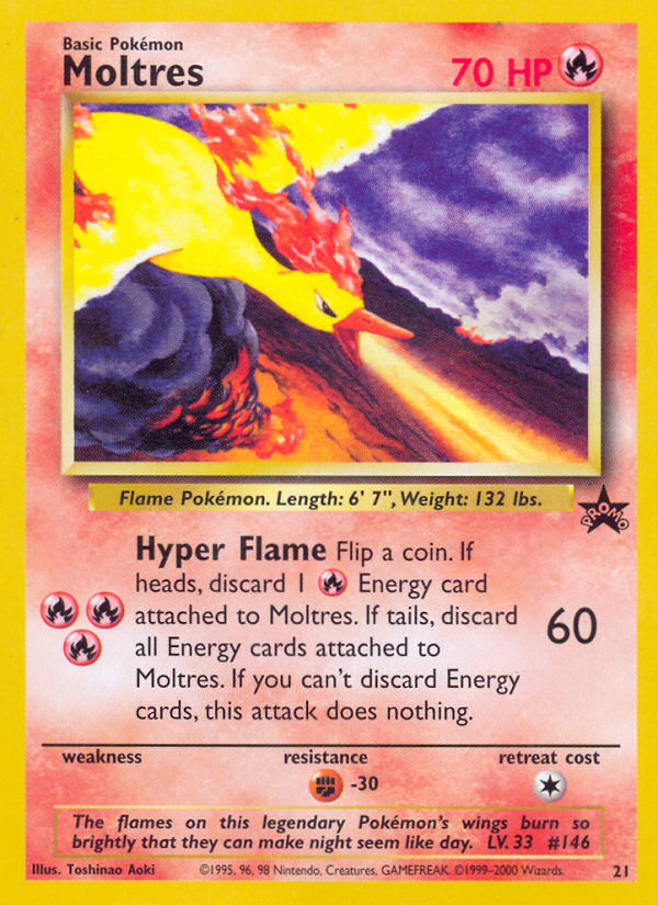 Moltres (21) [Wizards of the Coast: Black Star Promos] | Exor Games Summserside