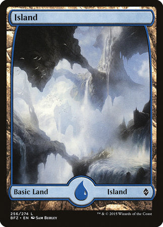 Island (256) - Full Art [Battle for Zendikar] | Exor Games Summserside