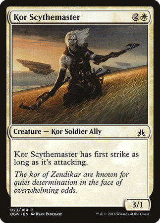 Kor Scythemaster [Oath of the Gatewatch] | Exor Games Summserside