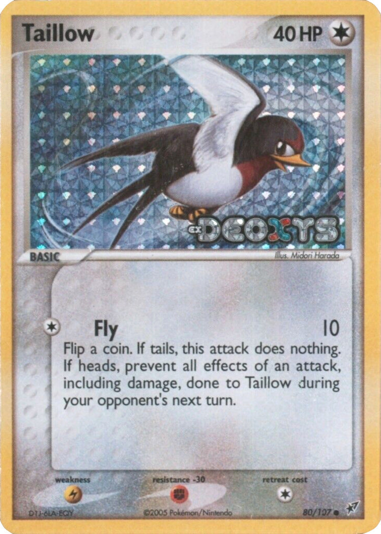 Taillow (80/107) (Stamped) [EX: Deoxys] | Exor Games Summserside