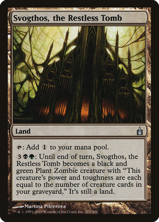 Svogthos, the Restless Tomb [Ravnica: City of Guilds] | Exor Games Summserside