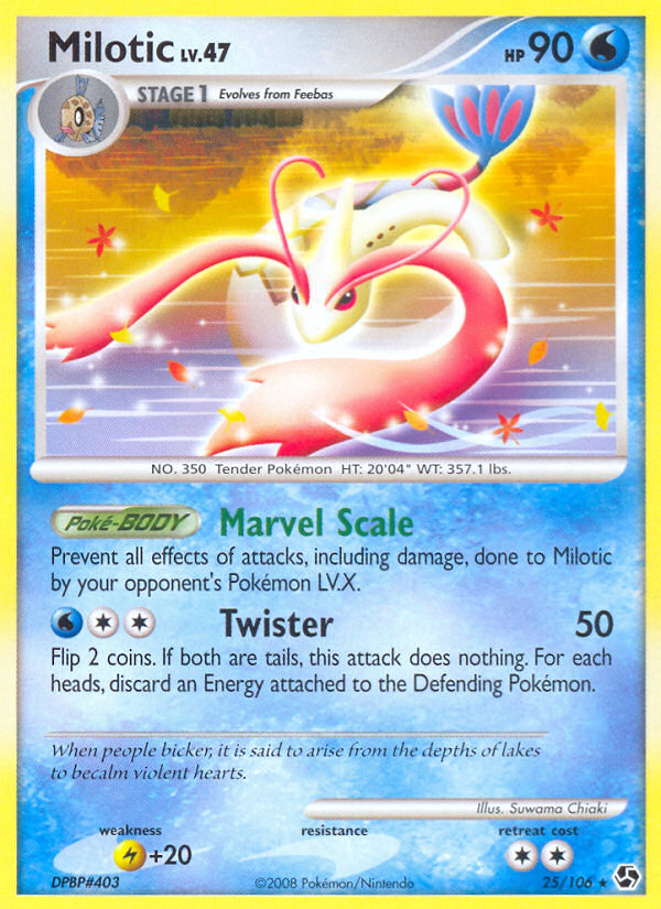 Milotic (25/106) [Diamond & Pearl: Great Encounters] | Exor Games Summserside