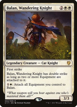 Balan, Wandering Knight [Commander 2017] | Exor Games Summserside