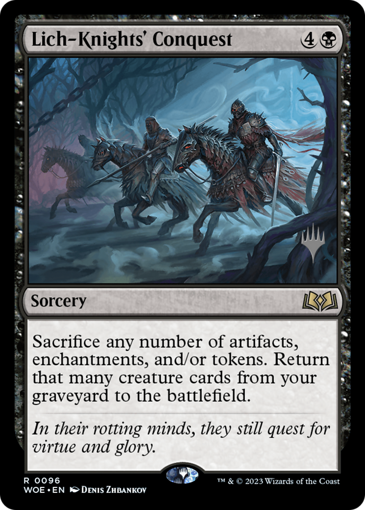 Lich-Knights' Conquest (Promo Pack) [Wilds of Eldraine Promos] | Exor Games Summserside