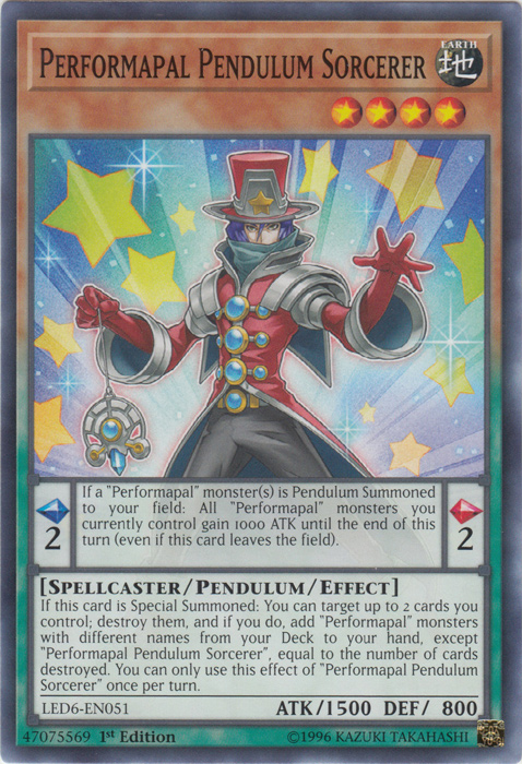 Performapal Pendulum Sorcerer [LED6-EN051] Common | Exor Games Summserside