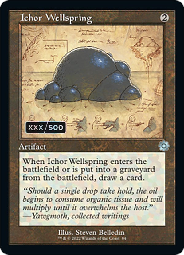 Ichor Wellspring (Retro Schematic) (Serial Numbered) [The Brothers' War Retro Artifacts] | Exor Games Summserside