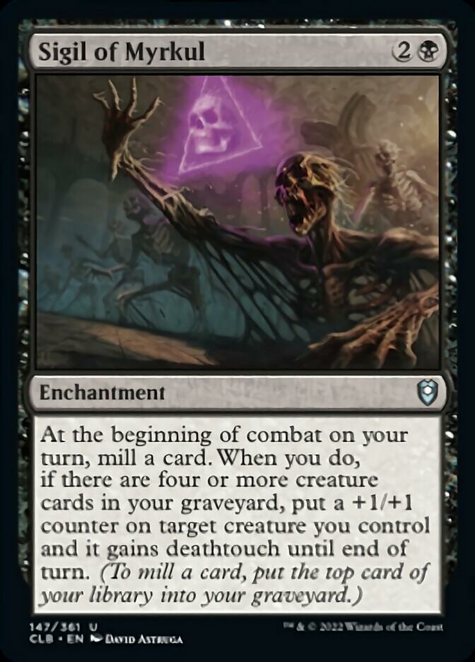 Sigil of Myrkul [Commander Legends: Battle for Baldur's Gate] | Exor Games Summserside