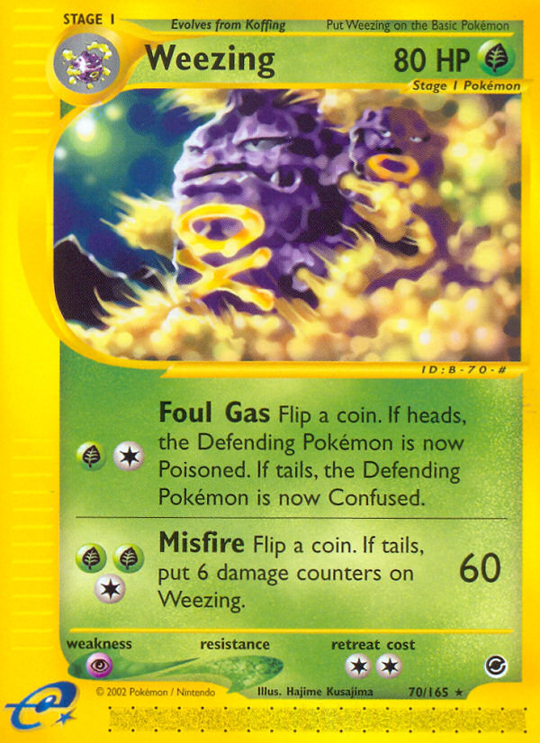 Weezing (70/165) [Expedition: Base Set] | Exor Games Summserside