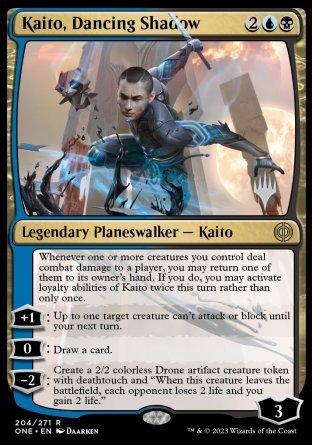 Kaito, Dancing Shadow (Promo Pack) [Phyrexia: All Will Be One Promos] | Exor Games Summserside