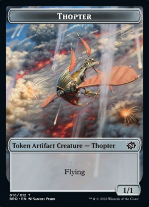 Powerstone // Thopter Double-Sided Token [The Brothers' War Tokens] | Exor Games Summserside