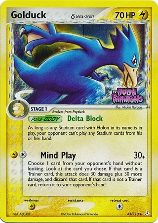 Golduck (43/110) (Delta Species) (Stamped) [EX: Holon Phantoms] | Exor Games Summserside