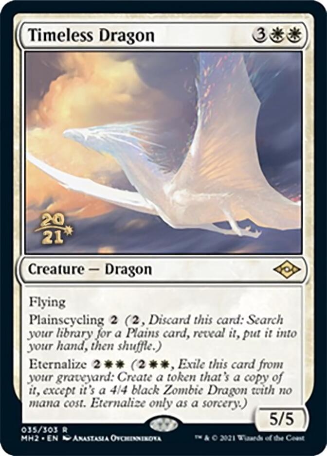 Timeless Dragon [Modern Horizons 2 Prerelease Promos] | Exor Games Summserside