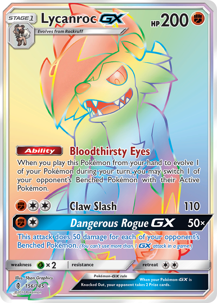 Lycanroc GX (156/145) [Sun & Moon: Guardians Rising] | Exor Games Summserside