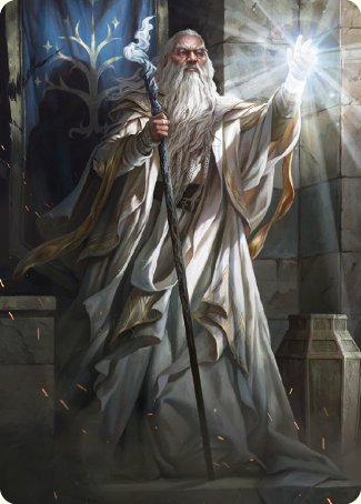 Gandalf the White Art Card [The Lord of the Rings: Tales of Middle-earth Art Series] | Exor Games Summserside