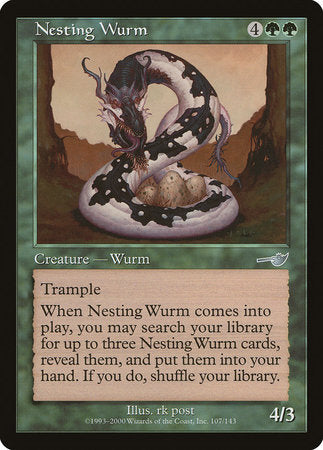 Nesting Wurm [Nemesis] | Exor Games Summserside