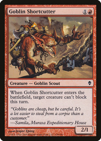 Goblin Shortcutter [Zendikar] | Exor Games Summserside