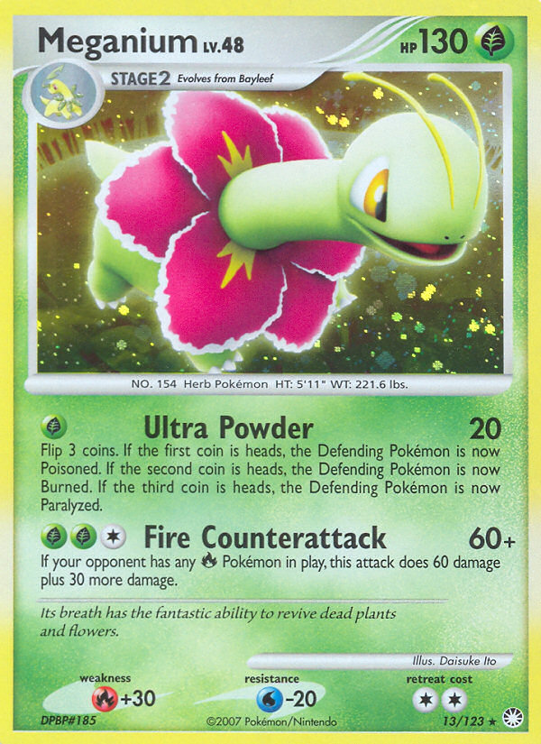 Meganium (13/123) [Diamond & Pearl: Mysterious Treasures] | Exor Games Summserside